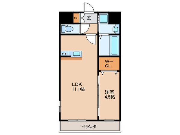 セントルイス京橋の物件間取画像